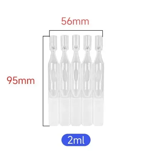 1ML 1 5ML 2ML Clear Single Use Essence Strip Tube Packaging