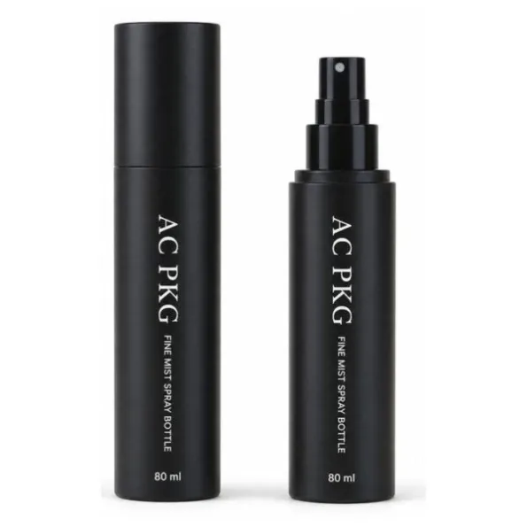 Black 80ML Lotion Pump & Spray Bottle