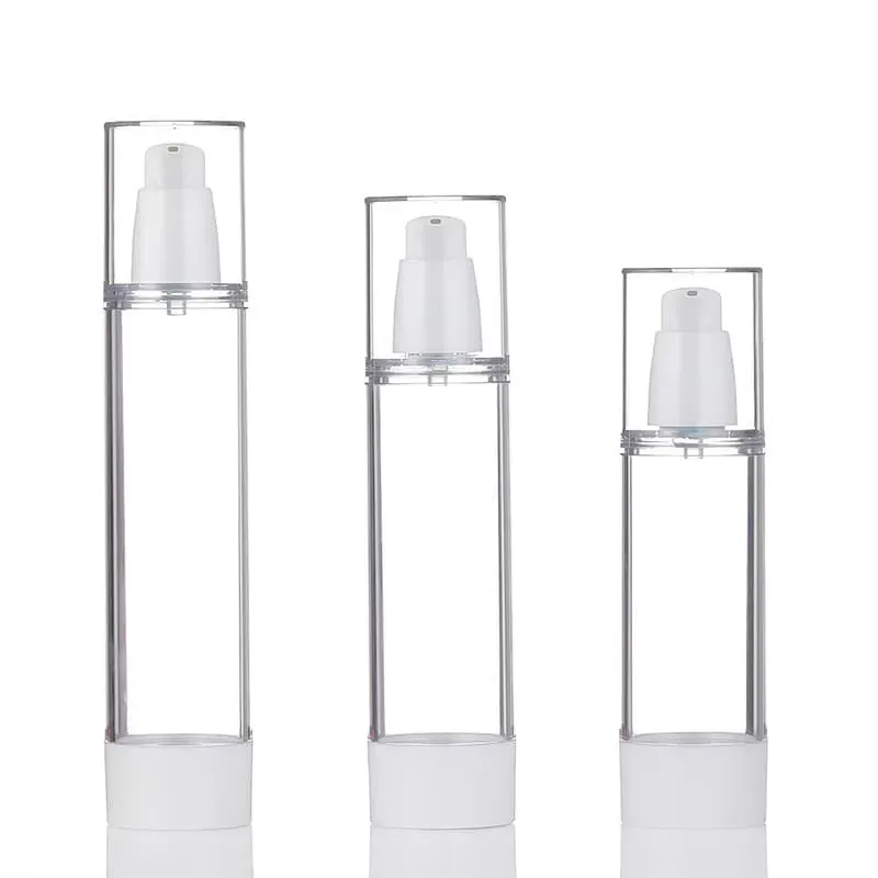 80ML 100ML 120ML Transparent Vacuum Plastic Essence Lotion Spray Bottle Cosmetic