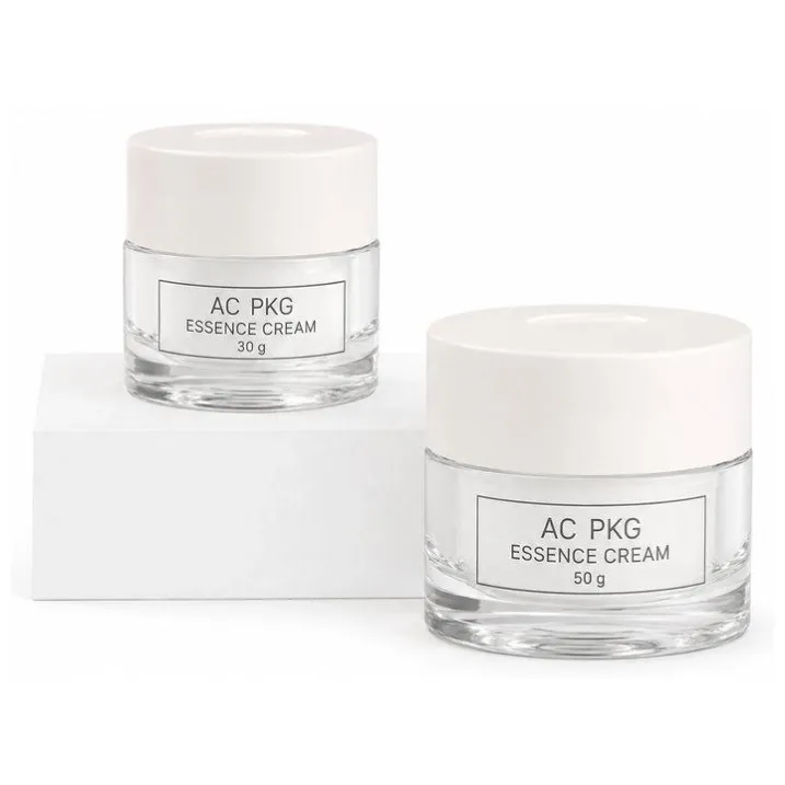 Clear 15G 30G 50G Cosmetic Cream Jars