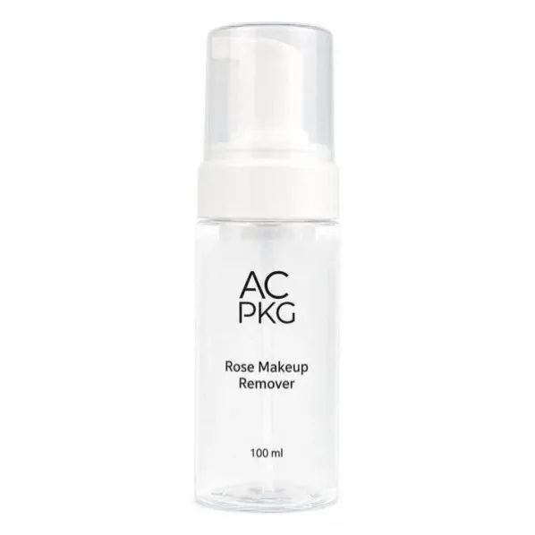 150ML Clear PET Foam Pump Bottle For Makeup Remover & Facial Cleanser