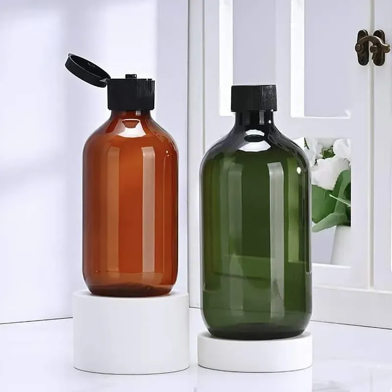 300ML–500ML Green Teal Pump Bottles for Shampoo & Body Wash