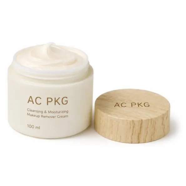 100ML Eco Friendly Cream Jar With Spoon & Wood Grain Lid