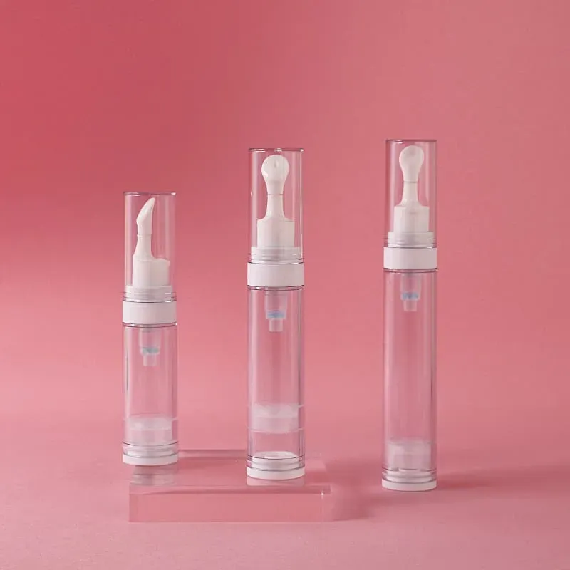 10ml15ml20ml Transparent Lotion Bottle Moisturizer Cream Vacuum Container Portable Press
