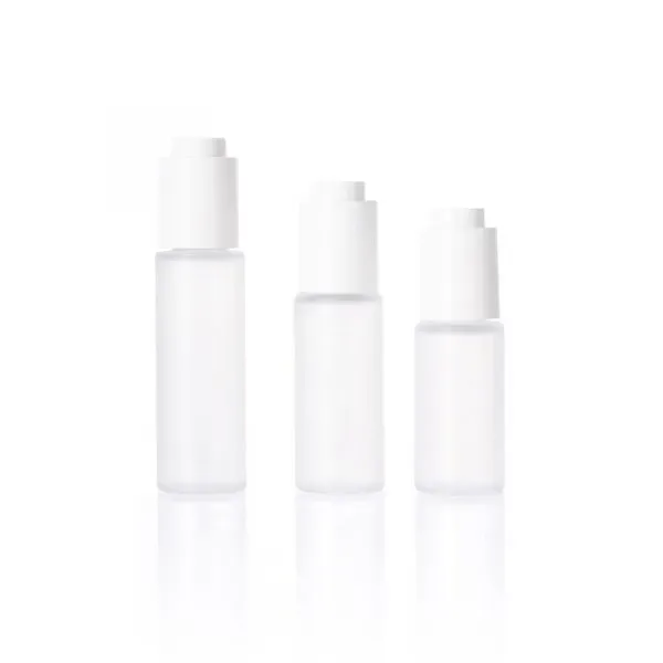 20ML 30ML 40ML Luxury Empty Press Dropper Serum PET Bottles Essential Oil Cosmetic Empty