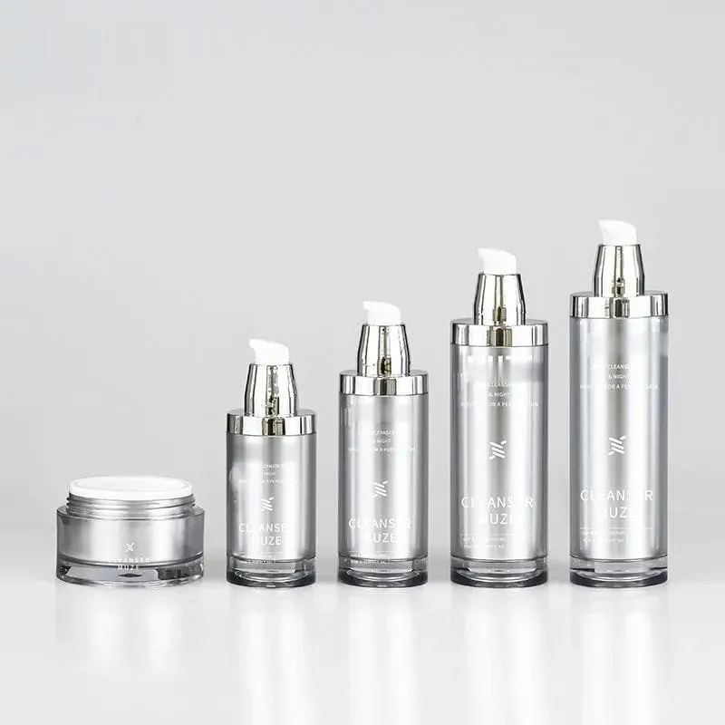 30ML 50ML 100ML 120ML High Quality Luxury Petg Bottle With Acrylic Lid For Makeup Shop