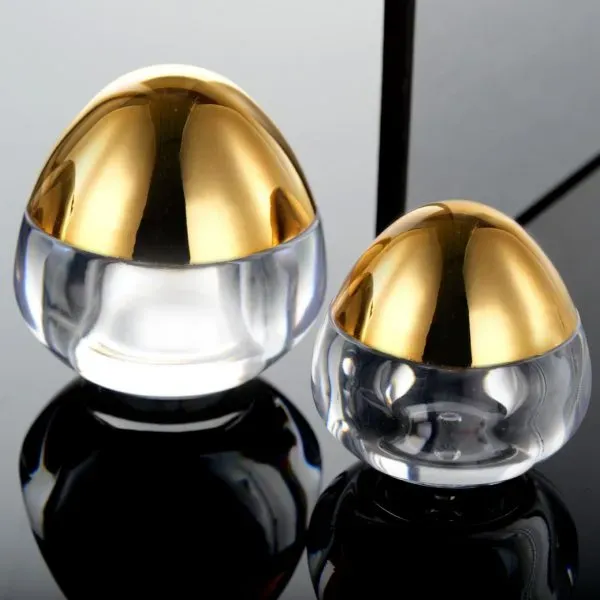 Egg Shape Lip Balm Container 10G Cosmetic As Empty Plastic Face Cream Jar Eye Cream Jar