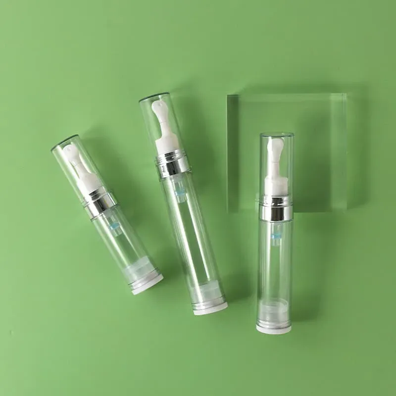 10ml15ml20ml Transparent Lotion Bottle Moisturizer Cream Vacuum Container Portable Press