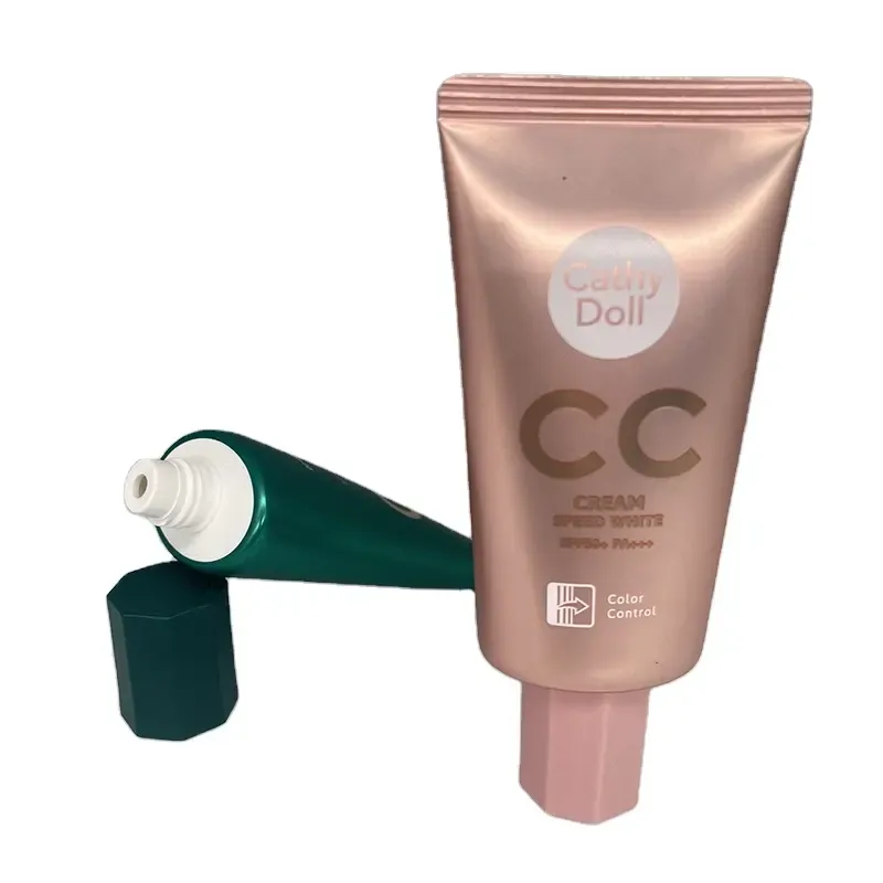 30ML 40ML 50ML Multi Color Plastic Empty CC Cream Container Skin Care Packaging Empty