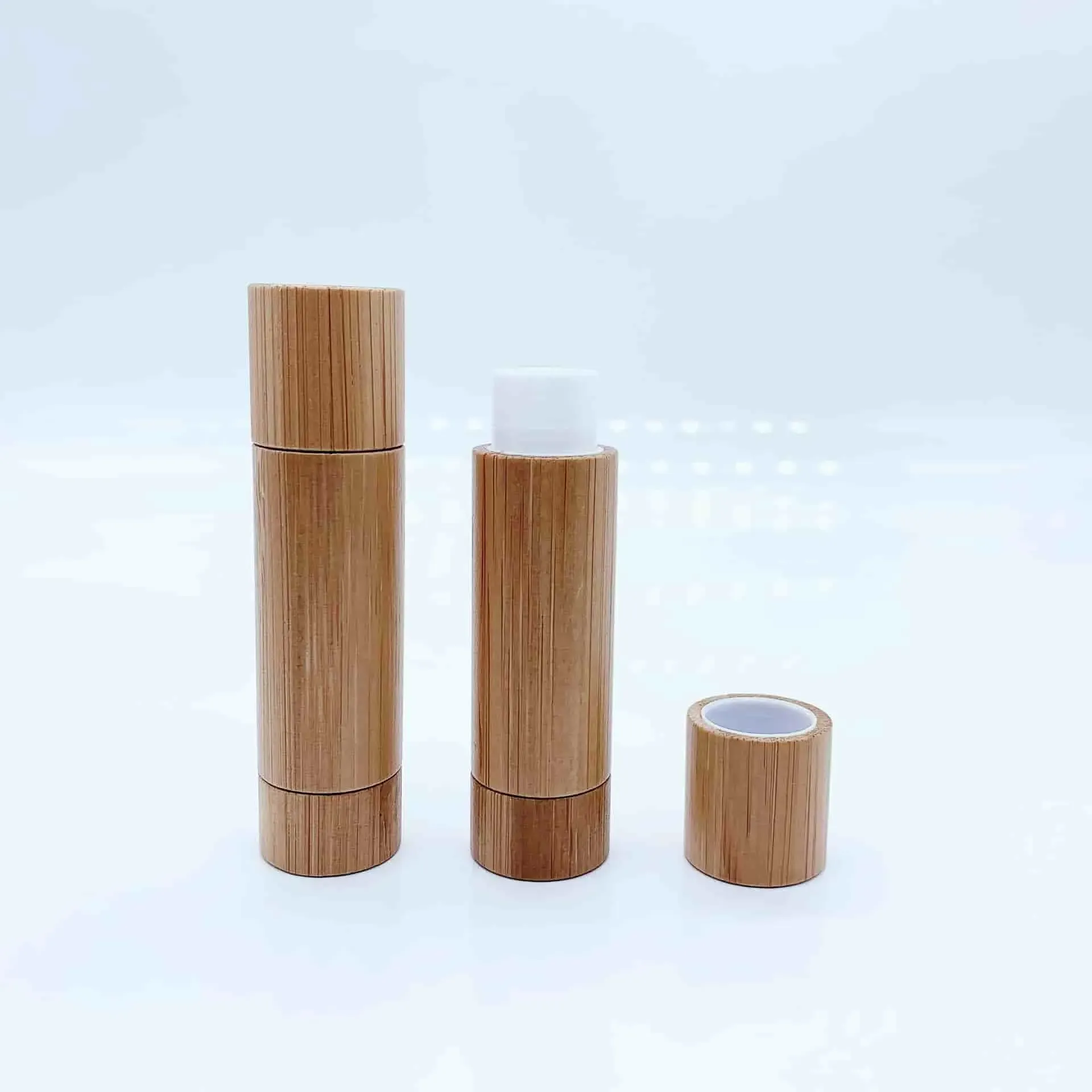 5G Natural Bamboo Lip Balm Tube Cosmetic Packaging Empty Lipstick Tube Empty Tube