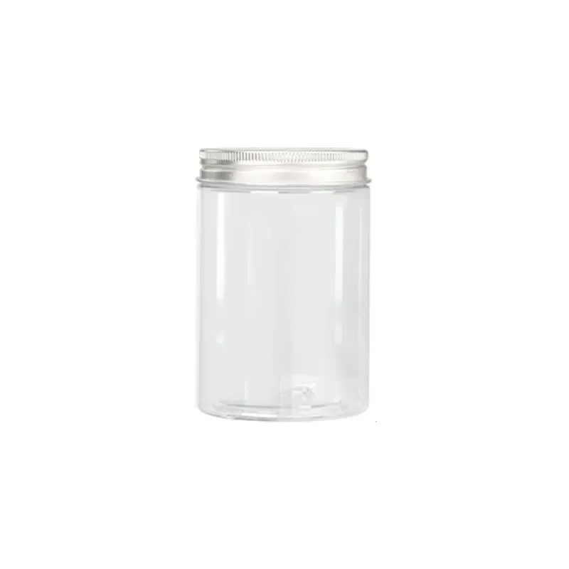 50ML 100ML 200ML 250ML 500ML Clear Transparent Plastic Cosmetic Cream Container PET Jars