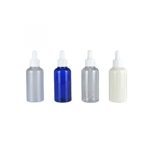 China Factory Wholesale Luxury Cosmetic 30ML 50ML PCR Dropper Bottles PET Oil Bottles
