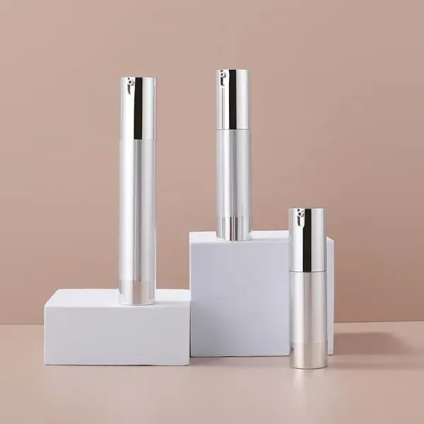 China Factory 10ML 15ML 20ML 30ML Gold Silver Plastic Portable Vacuum Bottle All