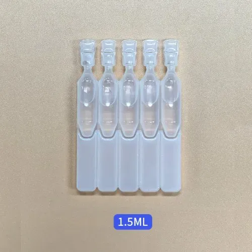 1ML 1 5ML 2ML Clear Single Use Essence Strip Tube Packaging
