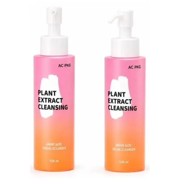 Pink Orange 100ML Cleansing Lotion Pump Bottle