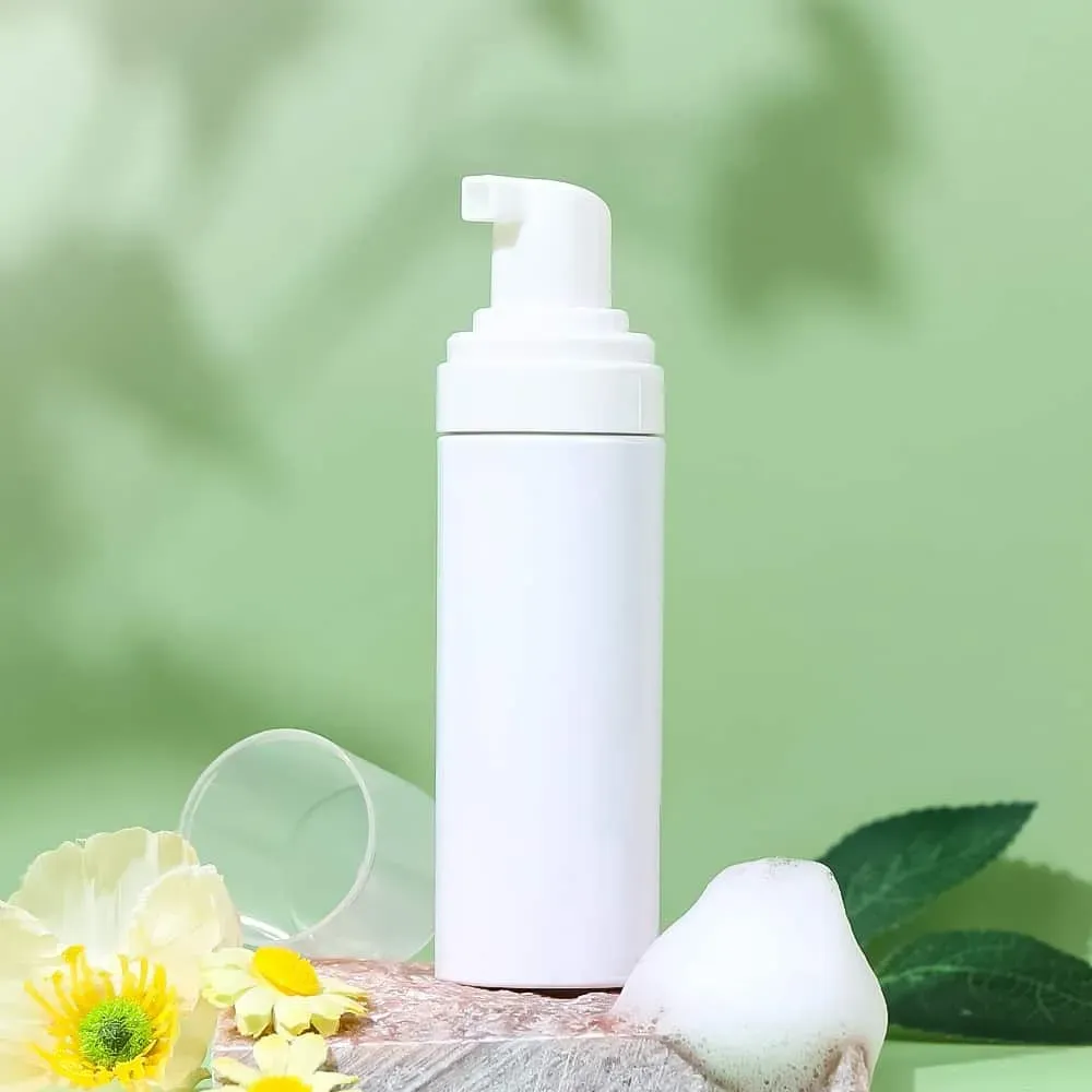 40ML–60ML White Foaming Cleanser Pump Bottles