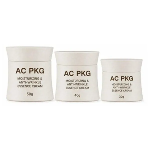 Beige 30G 40G 50G Cosmetic Cream Jars