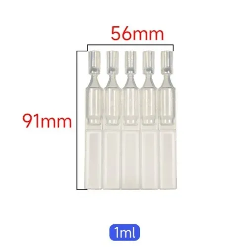 1ML 1 5ML 2ML Clear Single Use Essence Strip Tube Packaging