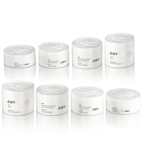 Flower Shape Cap Face Cream Plastic PP Bottle 80G 100G 120G 150G Wide Mouth PP Cosmetic