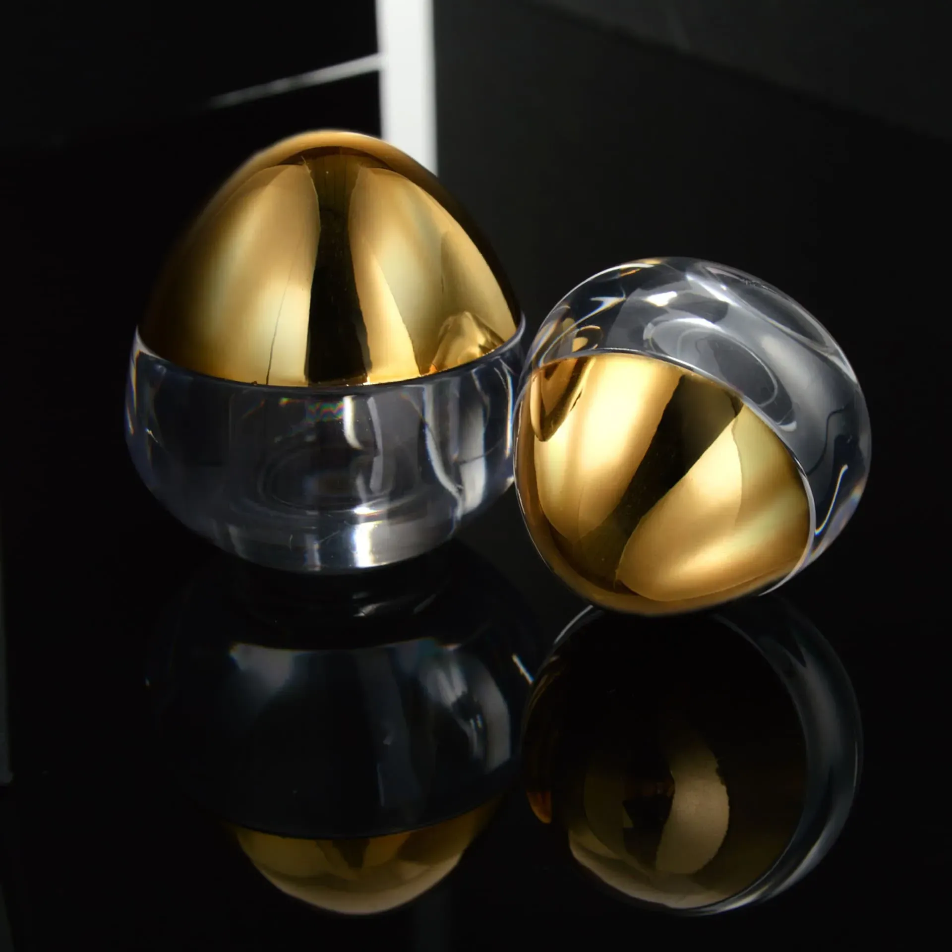 Egg Shape Lip Balm Container 10G Cosmetic As Empty Plastic Face Cream Jar Eye Cream Jar