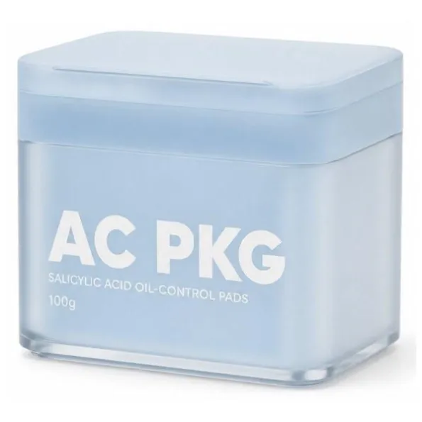 Blue 100G Square Facial Mask Jar