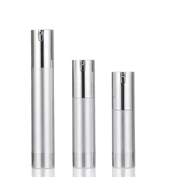 China Factory 10ML 15ML 20ML 30ML Gold Silver Plastic Portable Vacuum Bottle All