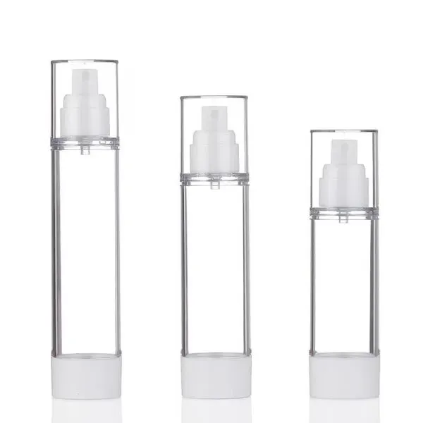 80ML 100ML 120ML Transparent Vacuum Plastic Essence Lotion Spray Bottle Cosmetic