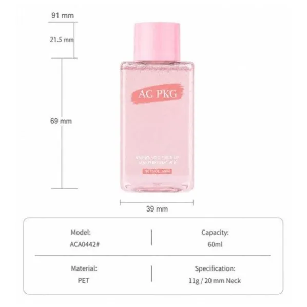PET Travel Size Bottle Set Aca0442