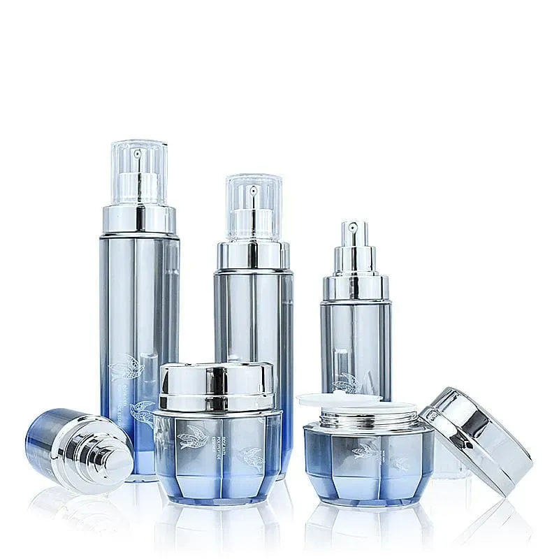Skin Care Plastic Oil Spray Bottles Graditon Color Cosmetic Packaging Lotion Pump