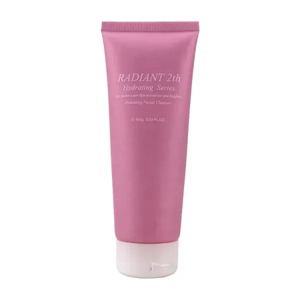 100ML Pink Flat Cosmetic Squeeze Tube
