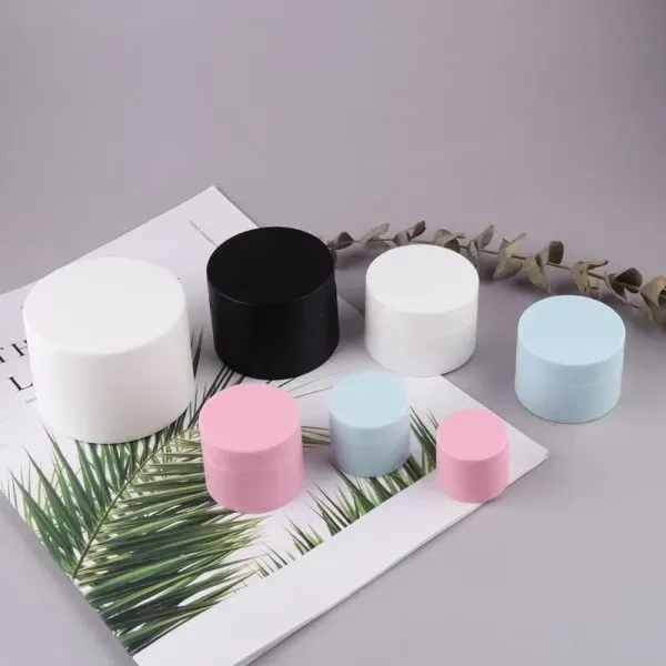 5G 10G 15G 50G 100G 120G 150G Private Label Cream Plastic Cream Jar Matte Pink White