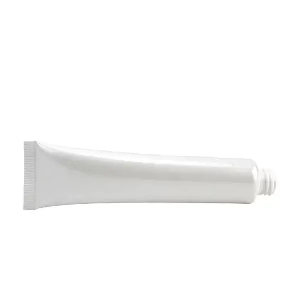 5ML 10ML 15ML White Plastic Long Nozzle Concealer Tube With Transparent Dropper Eye