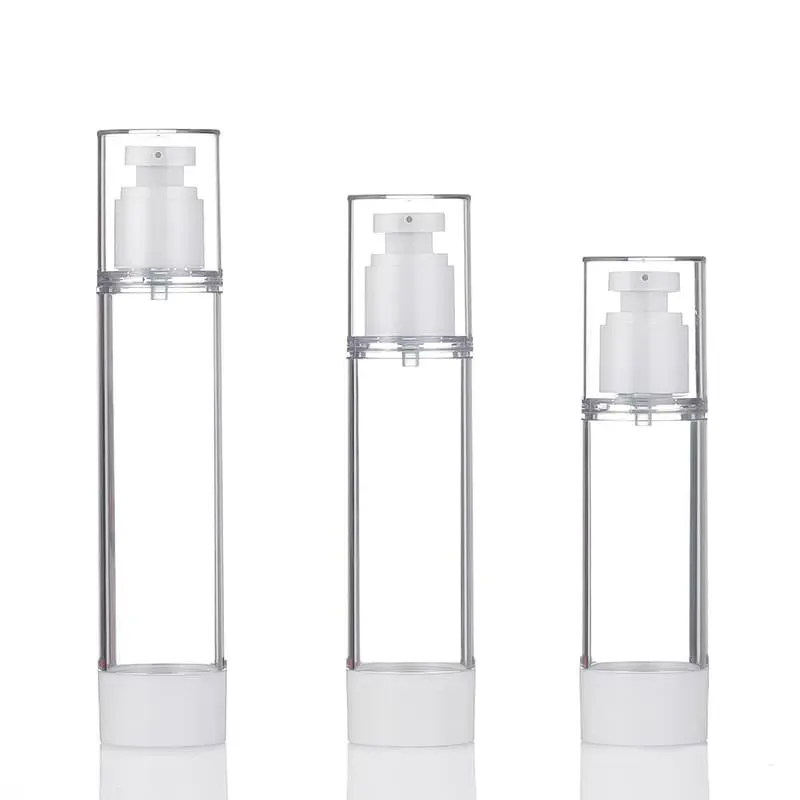 80ML 100ML 120ML Transparent Vacuum Plastic Essence Lotion Spray Bottle Cosmetic