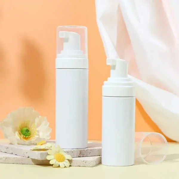 40ML–60ML White Foaming Cleanser Pump Bottles