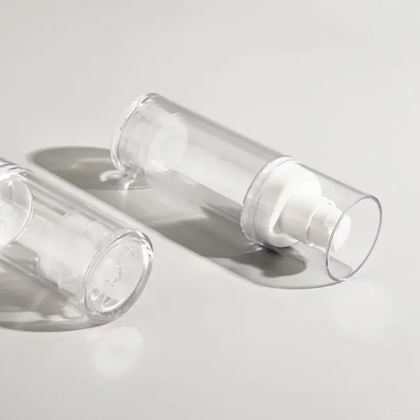 Free Sample 20ML 30ML 50ML Clear Cosmetic Lotion Airless Pump Bottle Airless Pump Travel