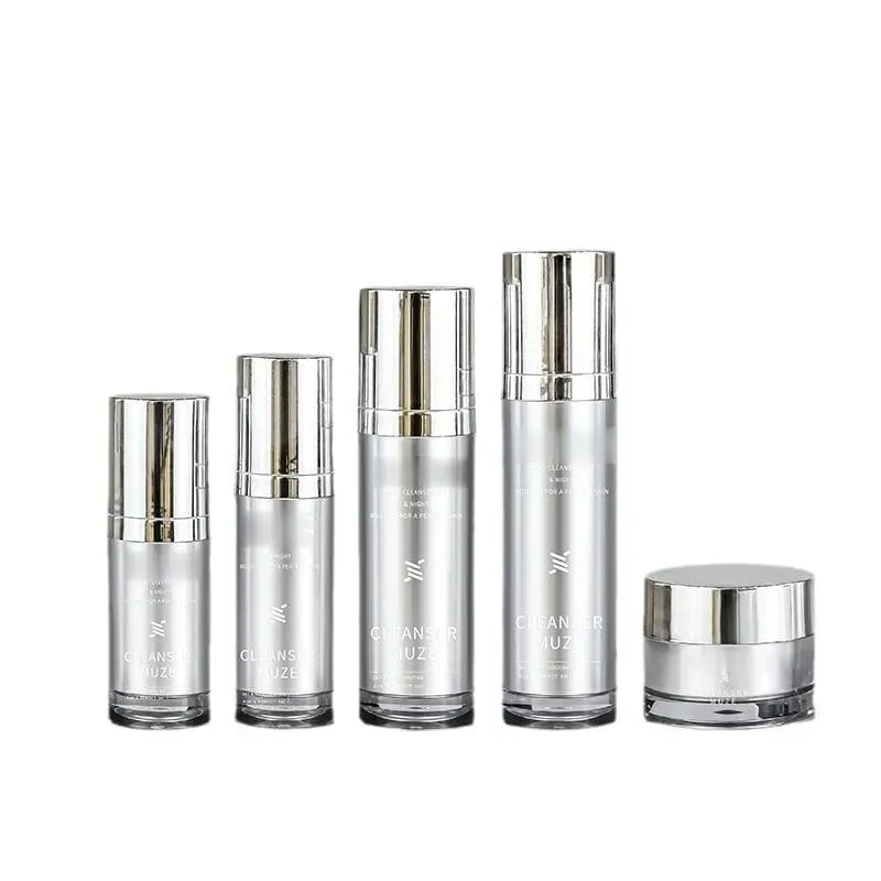 30ML 50ML 100ML 120ML High Quality Luxury Petg Bottle With Acrylic Lid For Makeup Shop