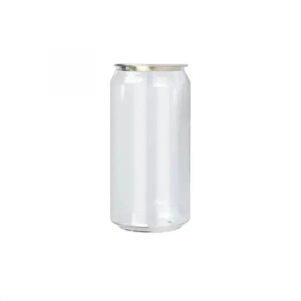250ML 400ML 500ML Plastic PET Can Juice Bottles Wine Bottles With Aluminium Lid