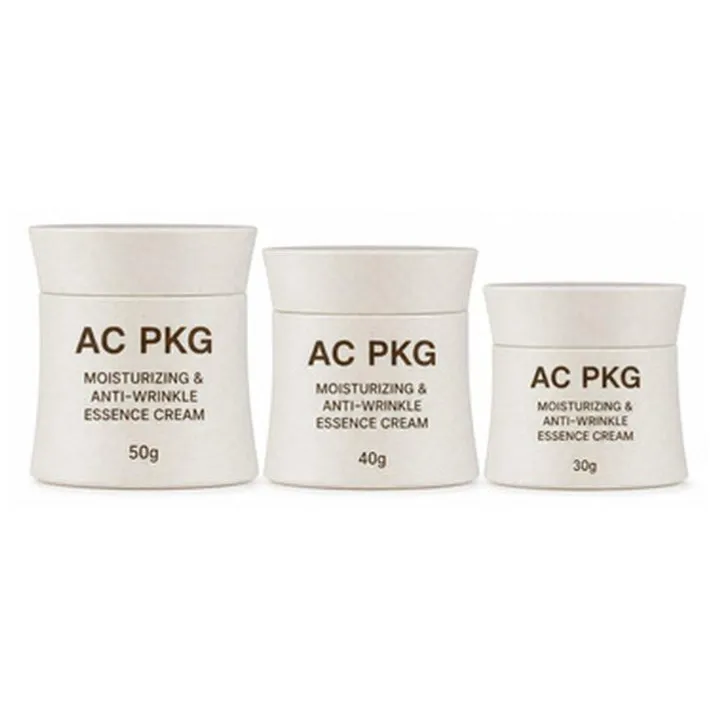 Beige 30G 40G 50G Cosmetic Cream Jars