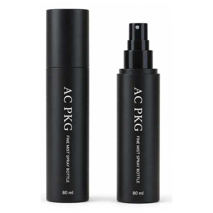 Black 80ML Lotion Pump & Spray Bottle
