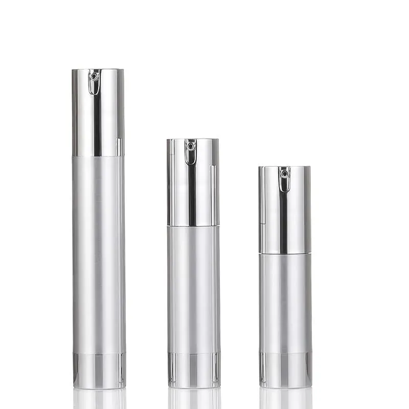 China Factory 10ML 15ML 20ML 30ML Gold Silver Plastic Portable Vacuum Bottle All
