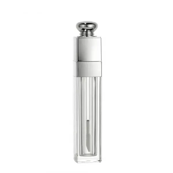 Makeup 3 5ML 8ML Transparent Lipstick Tubes Silver Luxury Lipgloss Tubes Square Lipgloss