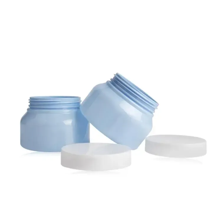 Empty Plastic Cosmetic Cream Jar 250G Skincare Body Lotion Packaging Container