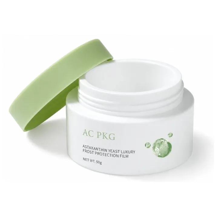 Green 50G Wide Mouth Cream Jar For Skincare