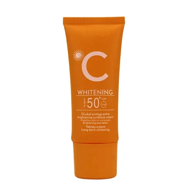 Orange & Blue Flip-Cap Cosmetic Squeeze Tubes