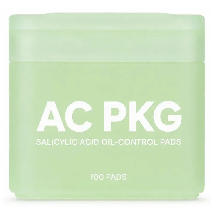 Green Makeup Remover Pad Jar With Tweezers 100 Pads