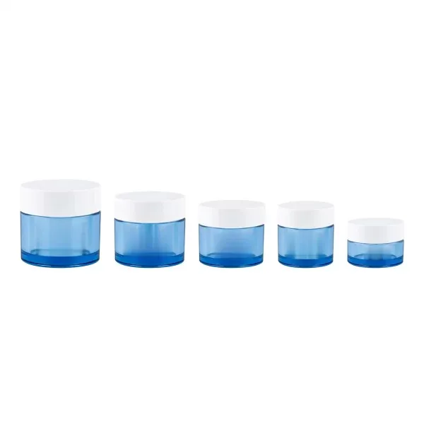 Portable Travel Cream Thick Wall Eye Cream PET Jars 5G 10G 15G 20G 30G Plastic Jars For