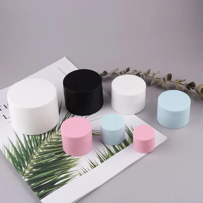 5G 10G 15G 50G 100G 120G 150G Private Label Cream Plastic Cream Jar Matte Pink White