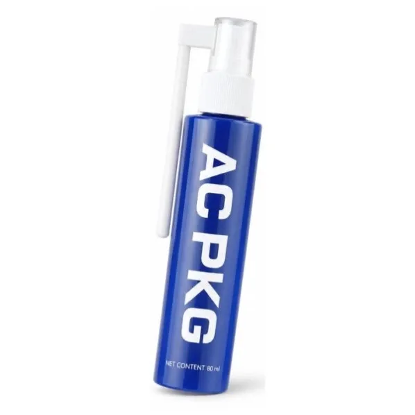 100ML Blue PET Spray Bottle With Clear Overcap For Toner & Body Spray