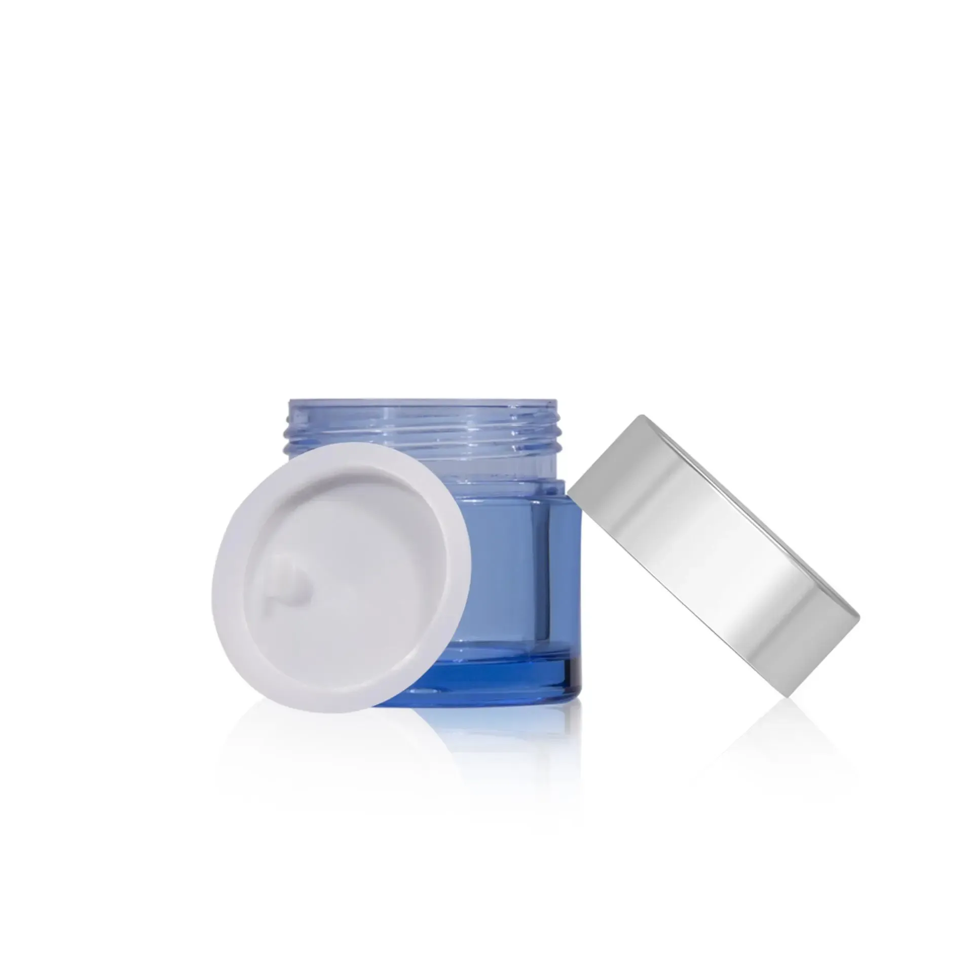 Portable Travel Cream Thick Wall Eye Cream PET Jars 5G 10G 15G 20G 30G Plastic Jars For