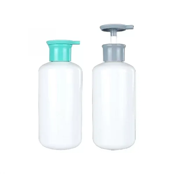 500ML PET Plastic Lotion Pump Bottle Foaming Soap Hand Wash Gel Pump Bottle With White
